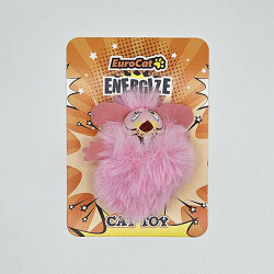 EuroCat Pembe Tüylü Fare Kedi Oyuncağı - EuroCat