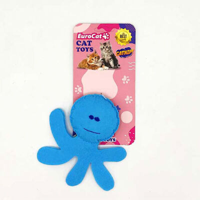EuroCat Toys Peluş Ahtapot Kedi Oyuncağı - 1