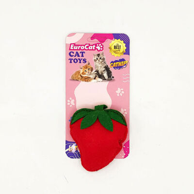 EuroCat Toys Peluş Çilek Kedi Oyuncağı - 1