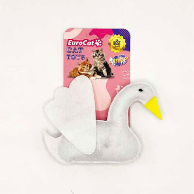 EuroCat Toys Peluş Kuğu Kedi Oyuncağı - 1