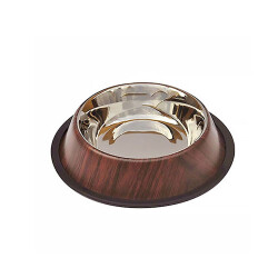 EuroDog ASR(W) 64 Oz Bambu Desenli Kedi ve Köpek Mama Su Kabı - Eurodog