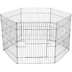 EuroGold 6 Parça Tel Panel Köpek Oyun Alanı 80x80 Cm - Eurogold