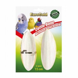 EuroGold Mürekkep Balığı Kemiği Kuş Gaga Taşı İkili 15 Cm - EuroGold