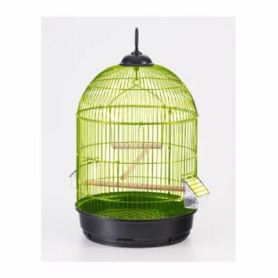 EuroGold Yuvarlak Kuş Kafesi Pirinç 34 x 55 Cm - 1