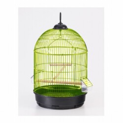 EuroGold Yuvarlak Kuş Kafesi Pirinç 34 x 55 Cm - EuroGold