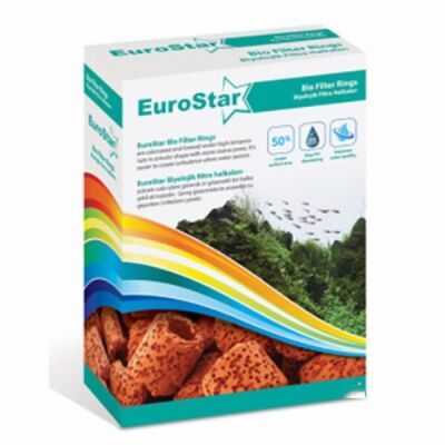 EuroStar Bio Filter Ring Akvaryum Filtre Malzemesi Kahverengi 500 Ml - 1