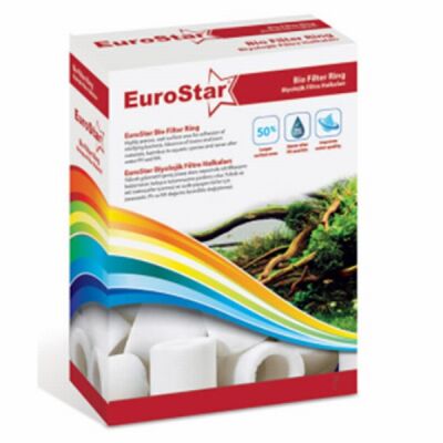 EuroStar Bio Glass Ring Seramik Halka Akvaryum Filtre Malzemesi 500 Ml - 1