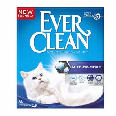 Ever Clean Multi Crystals Kokusuz Topaklanan Kedi Kumu 6 Lt - 1