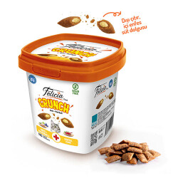 Felicia Crunch Hairball Tavuklu Yaban Mersinli ve Sütlü Kedi Ödül Maması 100 Gr - Felicia
