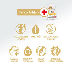 Felicia Hypoallergenic Küçük ve Orta Irk Kuzulu Düşük Tahıllı Yavru Köpek Maması 3 Kg - 2