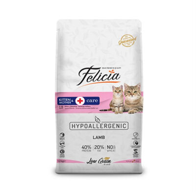 Felicia Hypoallergenic Kuzulu Düşük Tahıllı Yavru Kedi Maması 12 Kg - 1