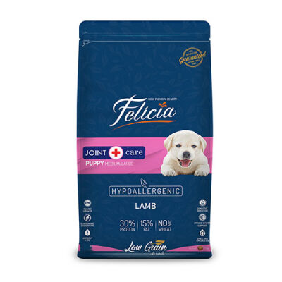 Felicia Hypoallergenic Medium Large Kuzulu Düşük Tahıllı Yavru Köpek Maması 15 Kg - 1