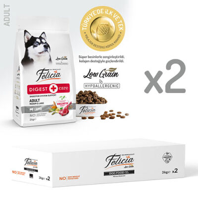 Felicia Hypoallergenic Medium Large Kuzulu Düşük Tahıllı Yetişkin Köpek Maması 6 Kg - 1
