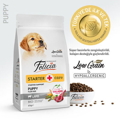 Felicia HypoAllergenic Small Mini Kuzulu Küçük Irk Düşük Tahıllı Yavru Köpek Maması 6 Kg - 1
