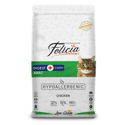 Felicia Hypoallergenic Tavuklu Düşük Tahıllı Yetişkin Kedi Maması 12 Kg - Felicia
