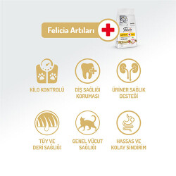 Felicia HypoAllergenic Urinary Sterilised +7 Tavuklu Düşük Tahıllı Kısırlaştırılmış Yaşlı Kedi Maması 12 Kg - 2