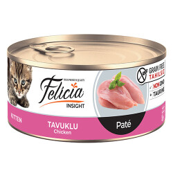 Felicia Kıyılmış Tavuklu Tahılsız Yavru Kedi Konservesi 85 Gr - Felicia