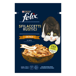 Felix Pouch Tasty Shreds Tavuklu Lezzetli Et Dilimleri Yetişkin Kedi Konservesi 80 Gr - Felix