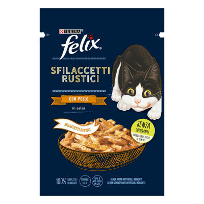 Felix Pouch Tasty Shreds Tavuklu Lezzetli Et Dilimleri Yetişkin Kedi Konservesi 80 Gr - 1