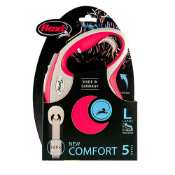 Flexi New Comfort Otomatik Şerit Köpek Gezdirme Tasması Large 5 Mt Kırmızı - 2
