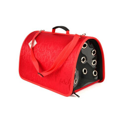 Flip Flybag Kedi ve Küçük Irk Köpek Taşıma Çantası Kırmızı 44 Cm - Flip