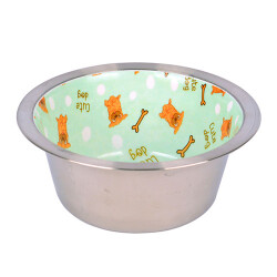 Flip Seramik Kaplı Çelik Köpek Mama Kabı 945 Ml - 2