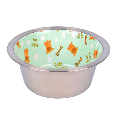 Flip Seramik Kaplı Çelik Köpek Mama Kabı 945 Ml - 2