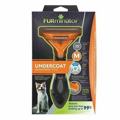 Furminator Long Hair Uzun Tüylü Köpek Tarağı Medium - 1
