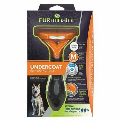 Furminator Short Hair Kısa Tüylü Köpek Tarağı Medium - 1