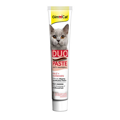 GimCat Anti Hairball Duo Paste Malt Chicken Tüy Yumağı Önleyici Tavuklu Kedi Macunu 50 Gr - 1