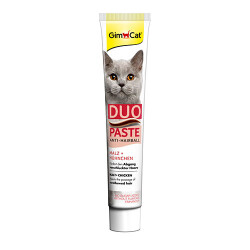 GimCat Anti Hairball Duo Paste Malt Chicken Tüy Yumağı Önleyici Tavuklu Kedi Macunu 50 Gr - GimCat