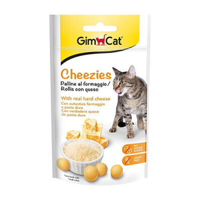 GimCat Cheezies Peynirli Tahılsız Kedi Ödül Maması 50 Gr - 1