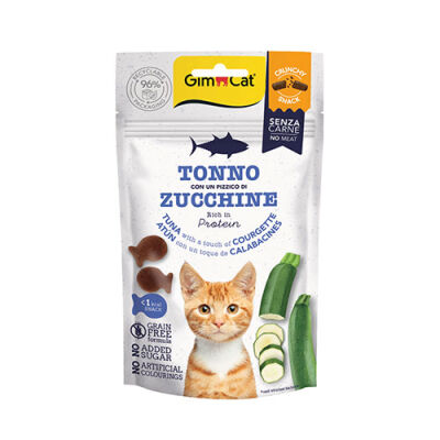 GimCat Crunchy Ton Balıklı ve Kabaklı Kedi Ödül Maması 50 Gr - 1