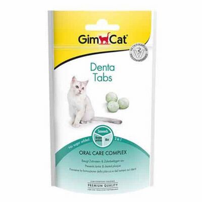 GimCat Denta Tabs Ağız Diş Sağlığı Kedi Ödülü 40 Gr - 1