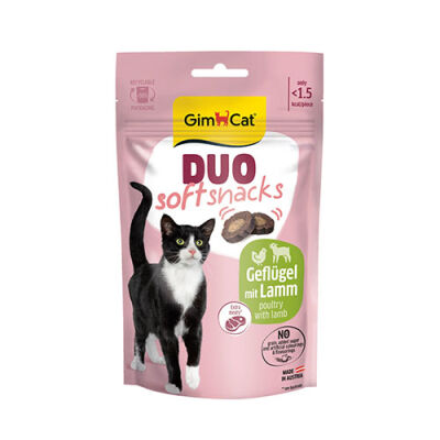 GimCat Duo Soft Shacks Kuzulu ve Kümes Hayvanlı Kedi Ödül Maması 50 Gr - 1
