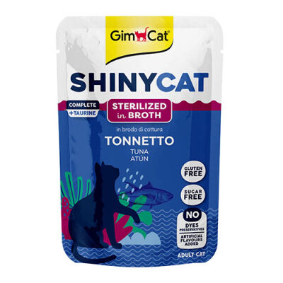 GimCat Pouch Shinycat Sos İçinde Ton Balıklı Kısırlaştırılmış Kedi Konservesi 70 Gr - 1