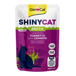 GimCat Shinycat Sos İçinde Ton Balıklı ve Karidesli Yetişkin Kedi Konservesi 70 Gr - Gimcat