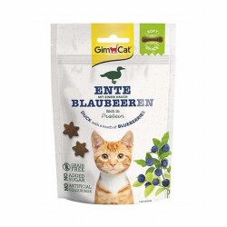 GimCat Soft Snacks Duck Blueberry Ördekli ve Yaban Mersinli Tahılsız Kedi Ödülü 60 Gr - GimCat