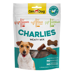 GimDog Charlies Meaty Mix Karışık Etli Tahılsız ve Şekersiz Köpek Ödülü 70 Gr - GimDog