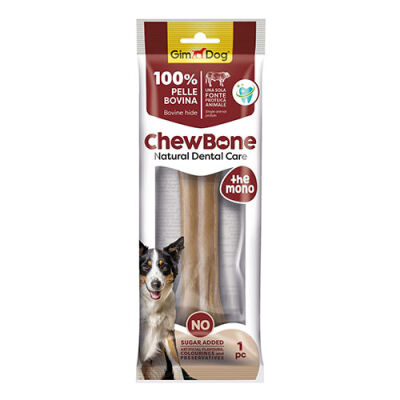 GimDog ChewBone Diş Sağlığı Destekleyici Naturel Press Kemik 20 Cm 150 Gr - 1