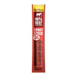 GimDog SportSticks Mono Sığır Etli Tahılsız Köpek Ödül Çubuğu 12 gr - GimDog