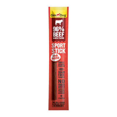 GimDog SportSticks Mono Sığır Etli Tahılsız Köpek Ödül Çubuğu 12 gr - 1