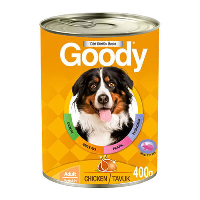 Goody Tavuklu Yetişkin Köpek Konservesi 6 Adet 400 Gr - 1
