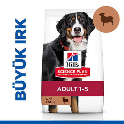 Hill’s SCIENCE PLAN Adult Large Breed Lamb & Rice Büyük Irk Kuzulu Yetişkin Köpek Maması 14 Kg - 1