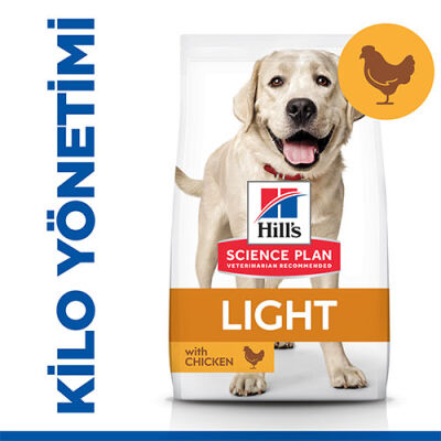 Hill's SCIENCE PLAN Adult Light Large Chicken Büyük Irk Tavuklu Light Köpek Maması 14 Kg - 1