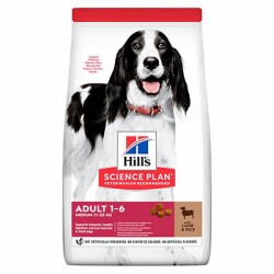 Hill’s SCIENCE PLAN Adult Medium Lamb & Rice Orta Irk Kuzulu Yetişkin Köpek Maması 12+2 Kg - 1