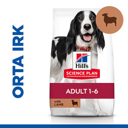 Hill’s SCIENCE PLAN Adult Medium Lamb & Rice Orta Irk Kuzulu Yetişkin Köpek Maması 2,5 Kg - Hill's Science Plan