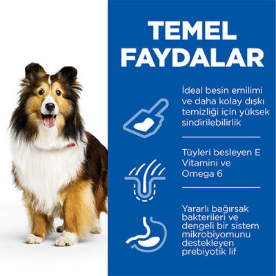 Hill’s SCIENCE PLAN Adult Medium Sensitive Stomach & Skin Chicken Hassas Yetişkin Köpek Maması 2,5 Kg - 3