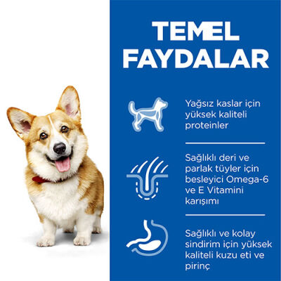 Hill’s SCIENCE PLAN Adult Small & Mini Lamb & Rice Küçük Irk Kuzulu Yetişkin Köpek Maması 6 Kg - 3