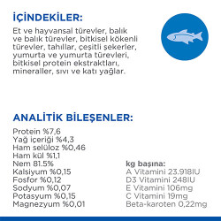 Hill’s SCIENCE PLAN Chunks Gravy Pouch Okyanus Balıklı Yetişkin Kedi Konservesi 6 Adet 85 Gr - 3